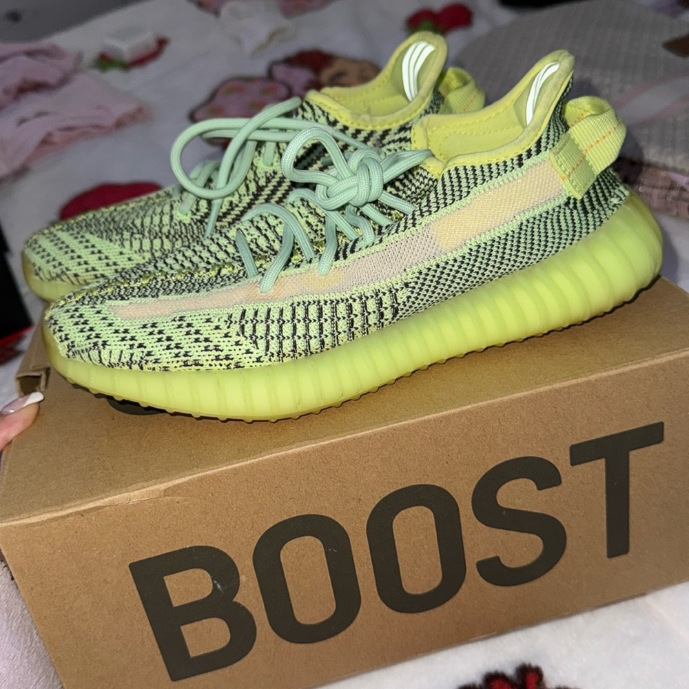 Green Yeezys